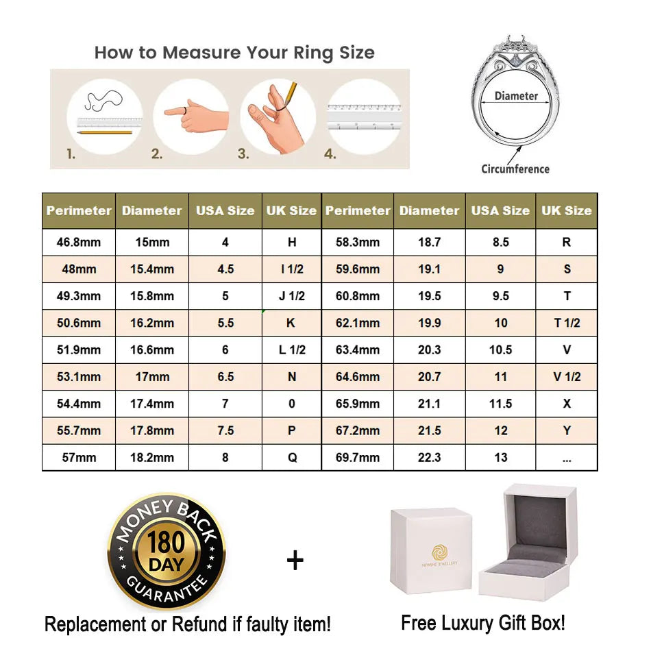 Elegant Sterling Silver Bridal Set – Princess Cut Engagement & Wedding Rings
